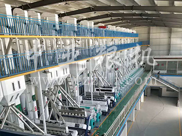 日產120噸精米設備生產線